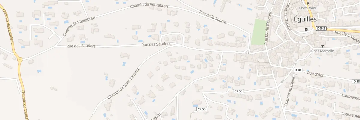 Plan du 175D Che des Sauriers à Éguilles