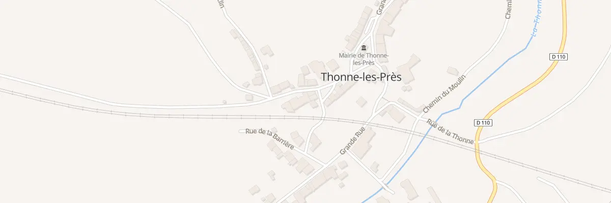Plan du 17 Rue des Roses à Thonne-les-Près