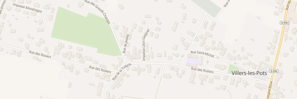 Plan du 14 Rue des Rosiers à Villers-les-Pots