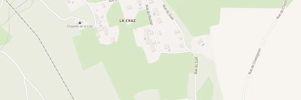 Plan du 5080 La Craz à Charette