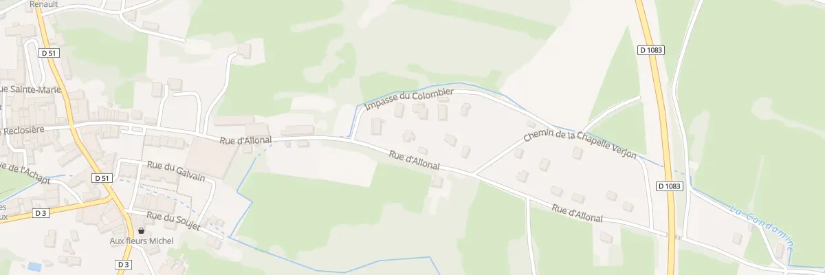Plan du 27 Rue d’Allonal à Saint-Amour