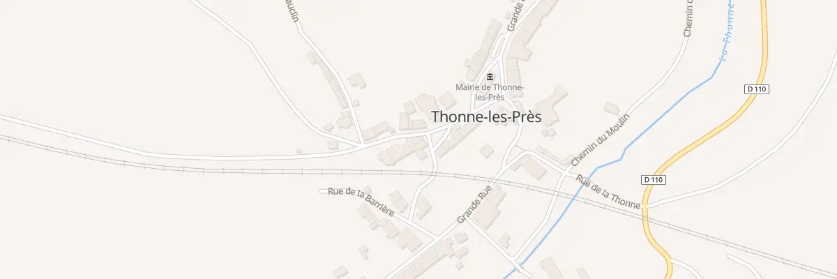 Plan du 15 Rue des Roses à Thonne-les-Près