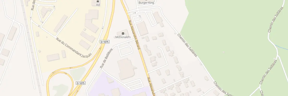 Plan du 240 Rue Alexandre Bérard à Ambérieu-en-Bugey