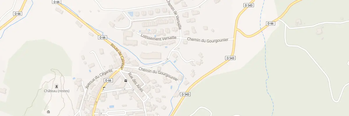 Plan du 6 Che du Gourgounier à Rognes