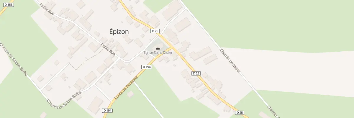 Plan du 19 Rue Principale à Épizon
