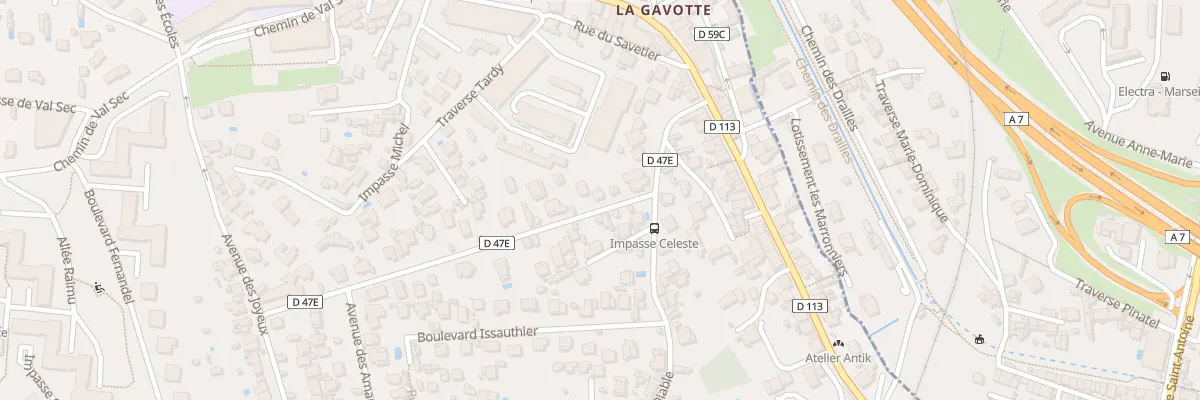 Plan du 4 Bd Tardy aux Pennes-Mirabeau