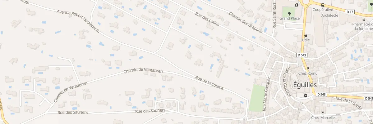 Plan du 190A Rue de la Source à Éguilles