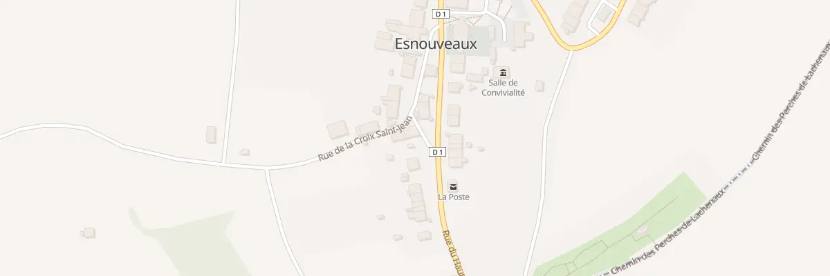 Plan du 4 Rue de la Croix Saint Jean à Esnouveaux
