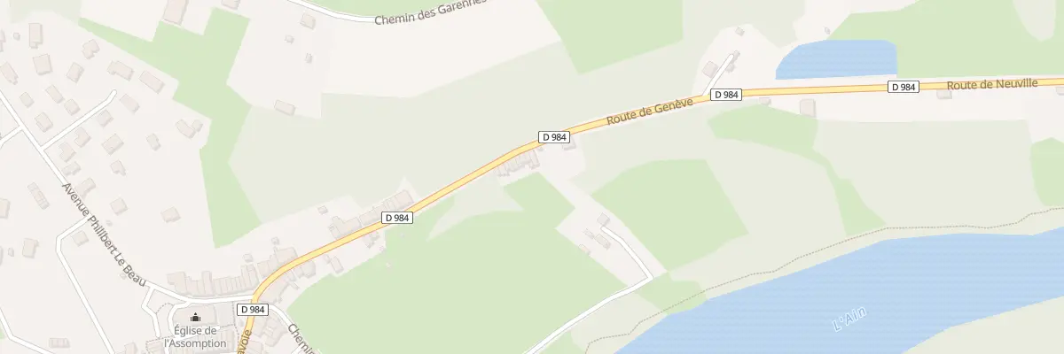 Plan du 17 Rte de Geneve à Pont-d’Ain