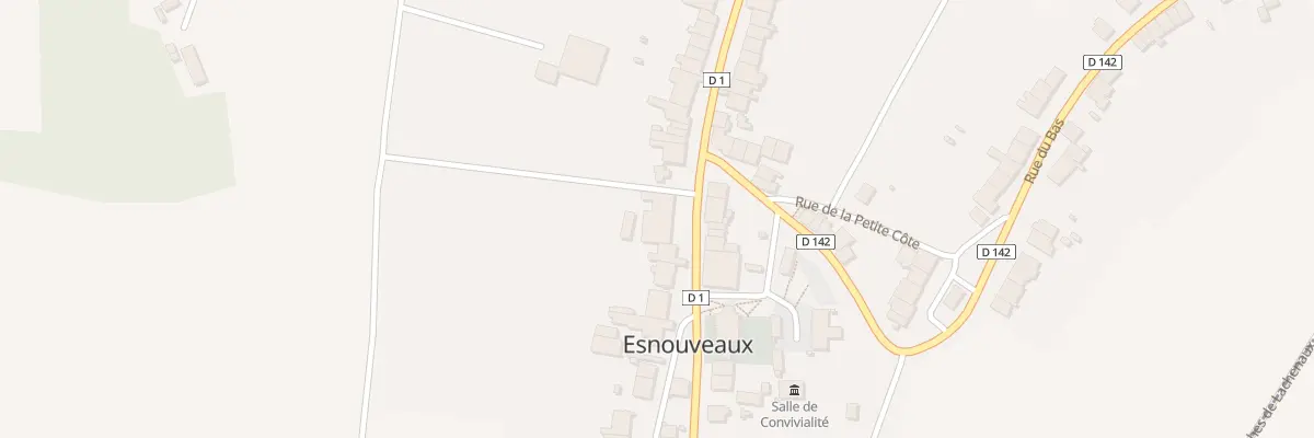 Plan du 29 Rue du Haut à Esnouveaux