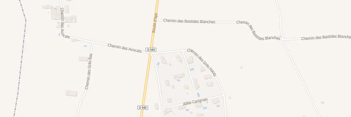 Plan du 70 Che des Grés à Éguilles