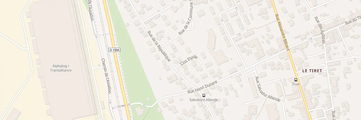 Plan du 166C Rue de la République à Ambérieu-en-Bugey