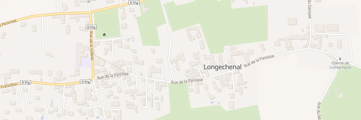 Plan du 265 Rue de la Paroisse à Longechenal