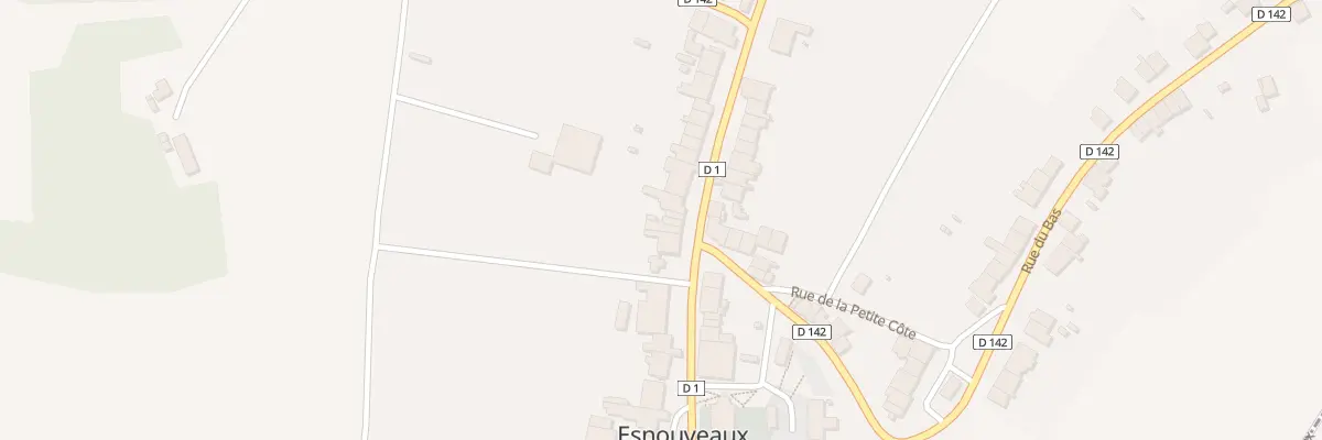 Plan du 33 Rue du Haut à Esnouveaux