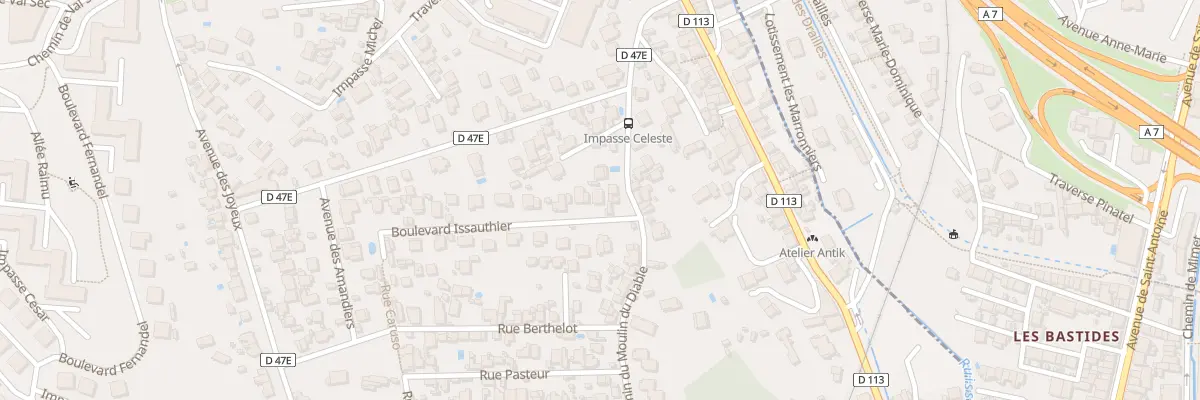Plan du 2 Bd Issauthier aux Pennes-Mirabeau