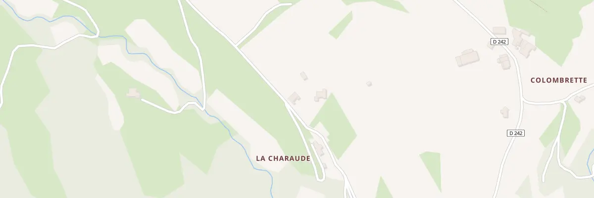 Plan du 5095 Colombrette à Vercoiran