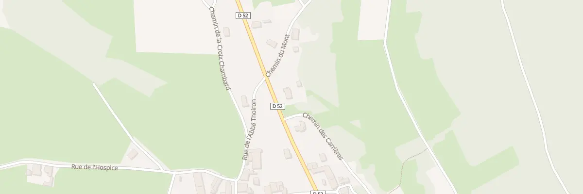 Plan du 407 Rue du Grand Brule à Verjon