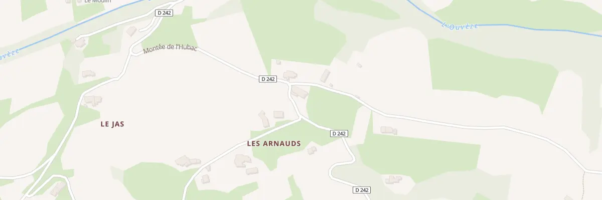 Plan du 5046 Colombrette à Vercoiran