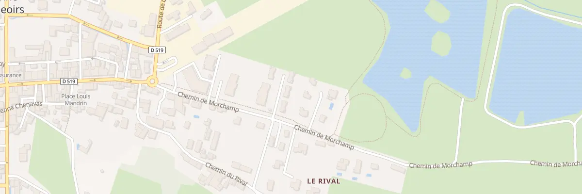 Plan du 35 Che de Morchamp à Saint-Étienne-de-Saint-Geoirs
