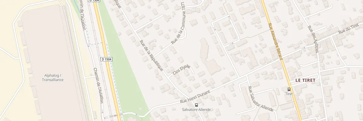 Plan du 164 Rue de la République à Ambérieu-en-Bugey