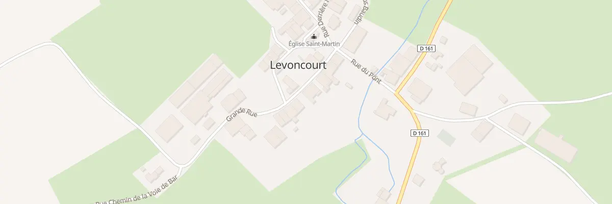Plan du 9 Gr Grande Rue à Levoncourt