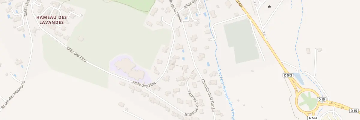 Plan du 16 All des Pins à Rognes