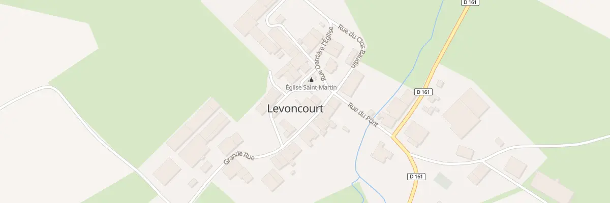 Plan du 6 Gr Grande Rue à Levoncourt