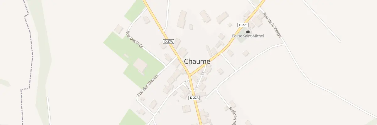 Plan du 2 Rue de Sacquenay à Chaume-et-Courchamp