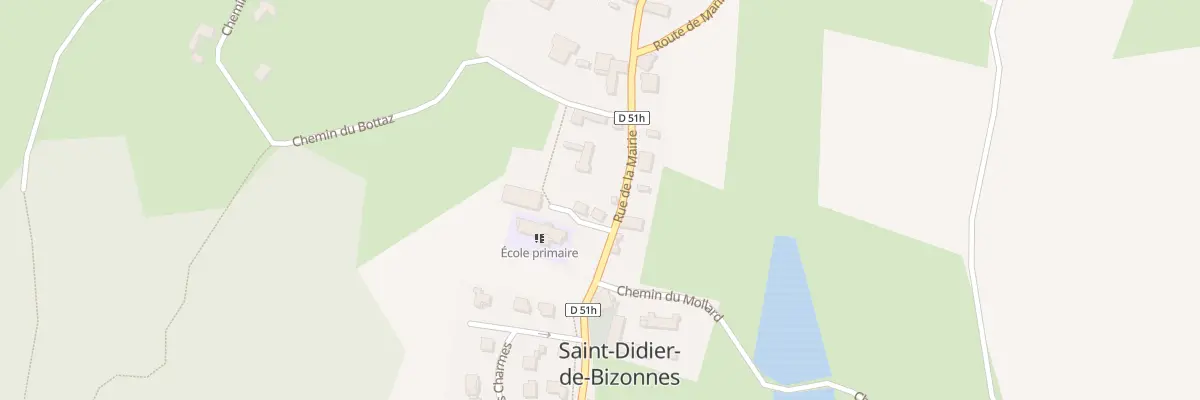 Plan du 41 Rue de la Mairie à Saint-Didier-de-Bizonnes