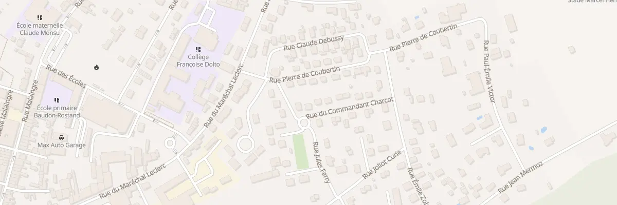 Plan du 1 Rue du Commandant Charcot à Nogent