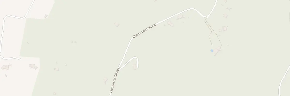 Plan du 893 Che de Valcros à Rognes