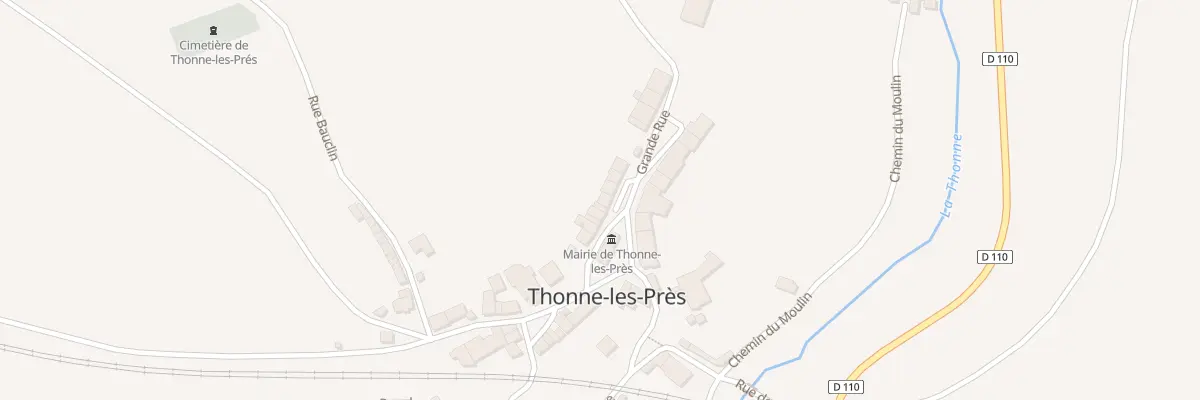 Plan du 33 Gr Grande Rue à Thonne-les-Près