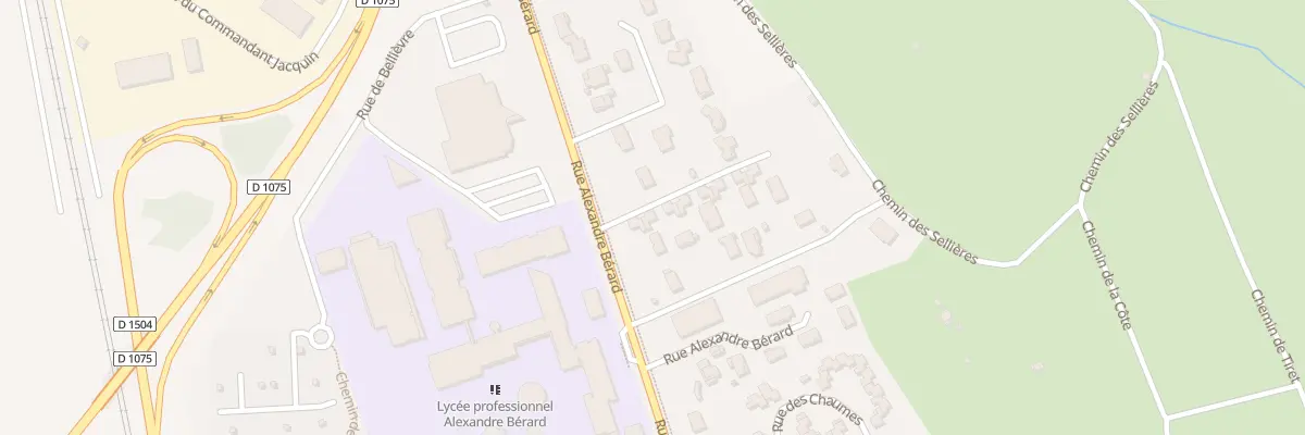 Plan du 214 Rue Alexandre Bérard à Ambérieu-en-Bugey