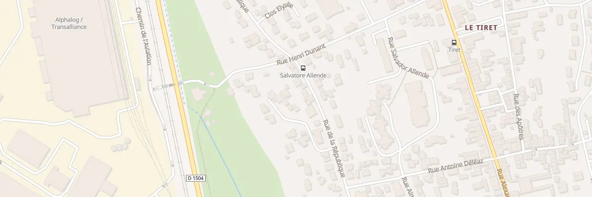 Plan du 193 Rue de la République à Ambérieu-en-Bugey