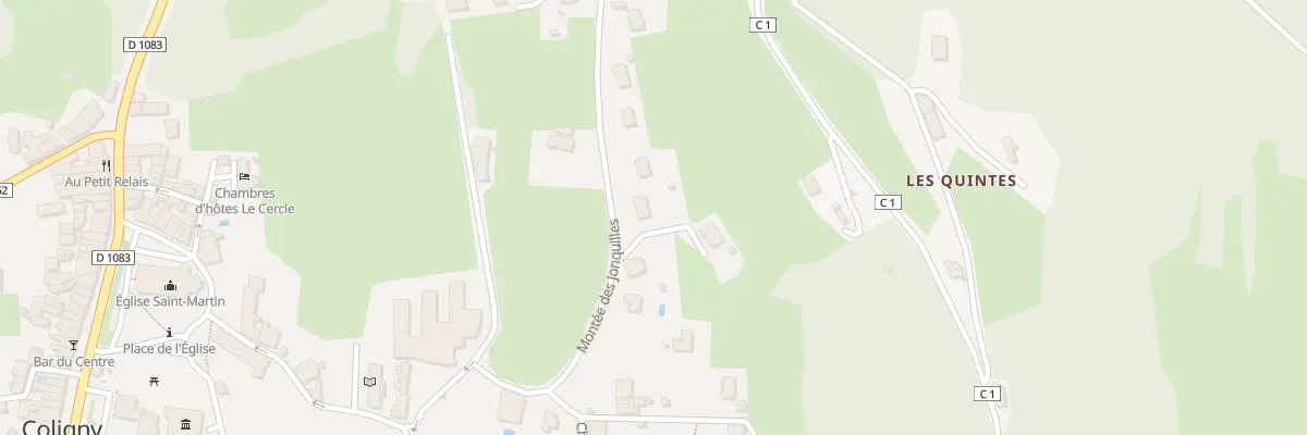 Plan du 156 Mte des Jonquilles à Coligny