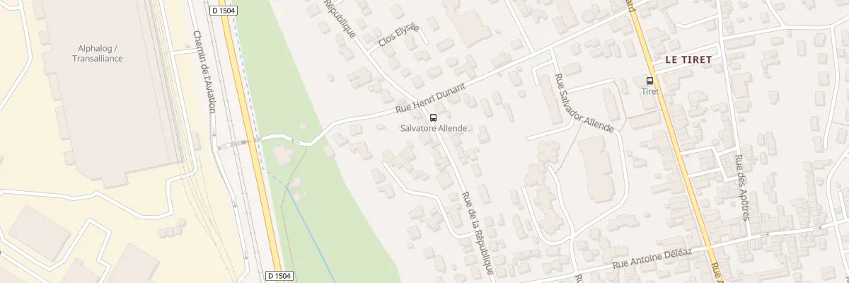 Plan du 199 Rue de la République à Ambérieu-en-Bugey