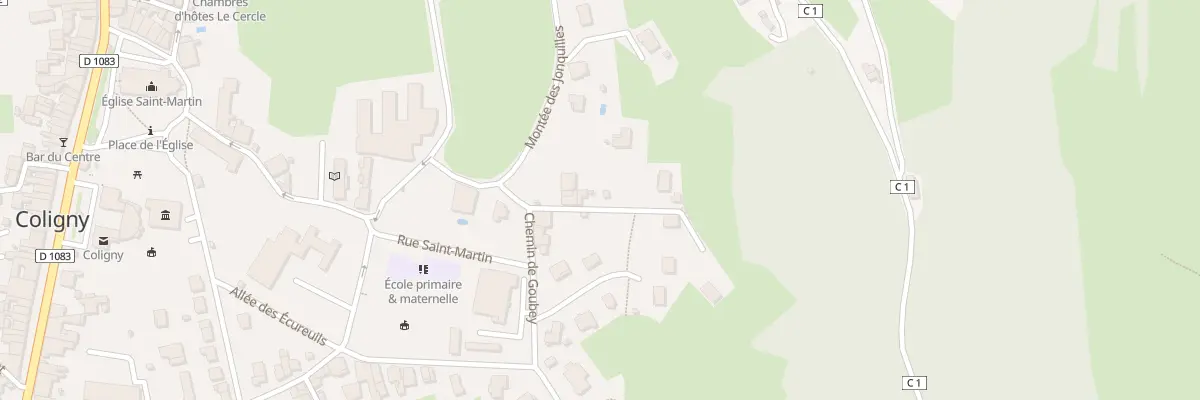 Plan du 5360 En Goubey à Coligny