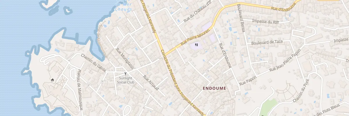 Plan du 23 Tra de la Roseraie à Marseille 7e Arrondissement