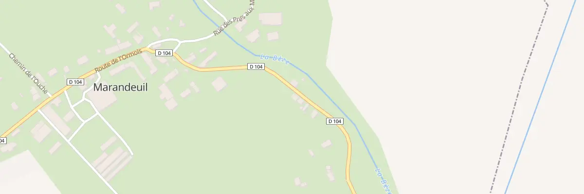 Plan du 4 Rte des Pres Bas à Marandeuil