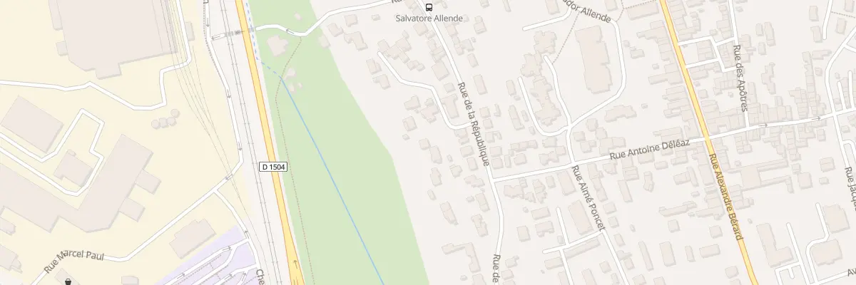 Plan du 177 Rue de la République à Ambérieu-en-Bugey