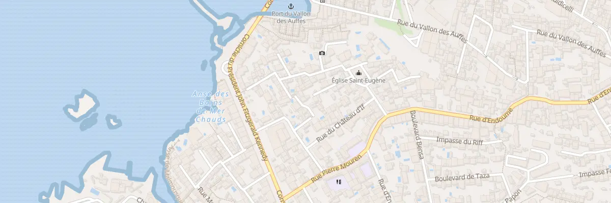 Plan du 21 Rue des barbus à Marseille 7e Arrondissement