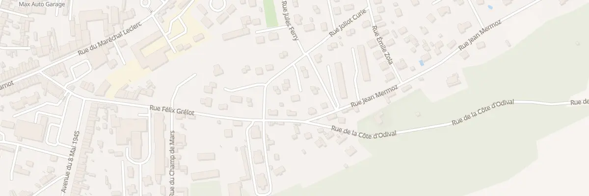 Plan du 10 Rue Joliot Curie à Nogent