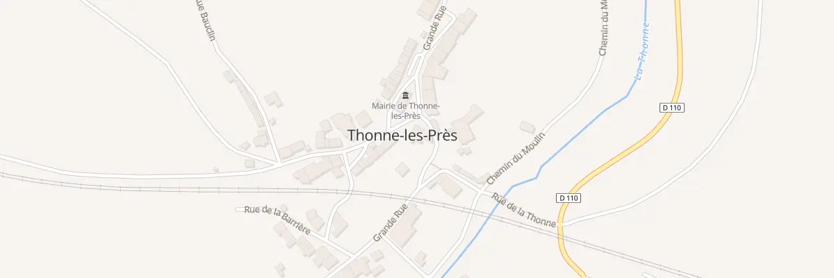 Plan du 27 Gr Grande Rue à Thonne-les-Près