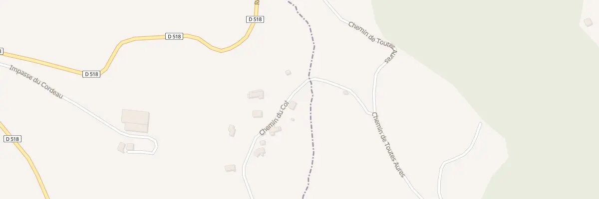 Plan du 350 Che du Col à Chasselay