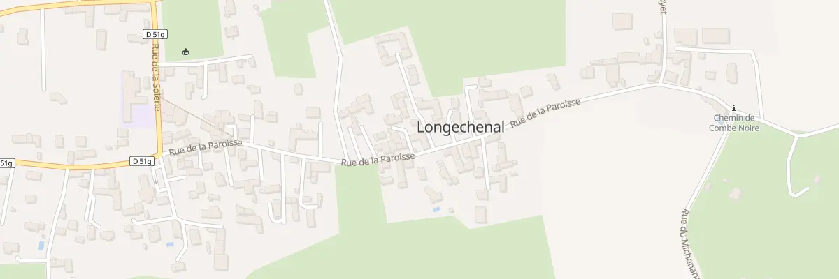 Plan du 321 Rue de la Paroisse à Longechenal