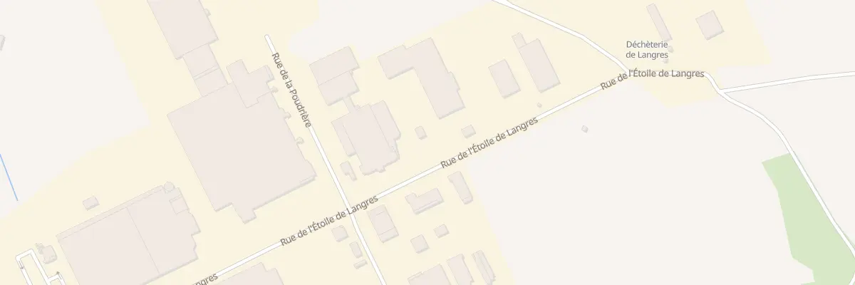 Plan du 555 Rue de l’Etoile de Langres à Langres