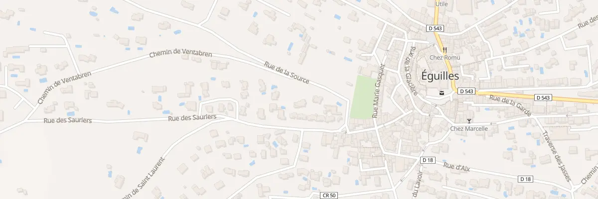 Plan du 125B Rue de la Source à Éguilles