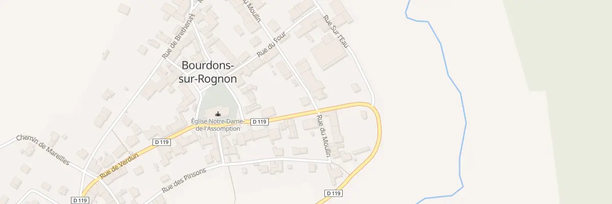 Plan du 7 Rue de Vallicote à Bourdons-sur-Rognon