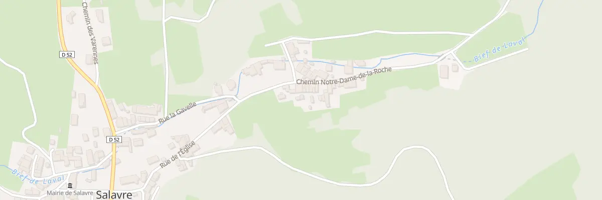 Plan du 106 Che Notre Dame de la Roche à Salavre