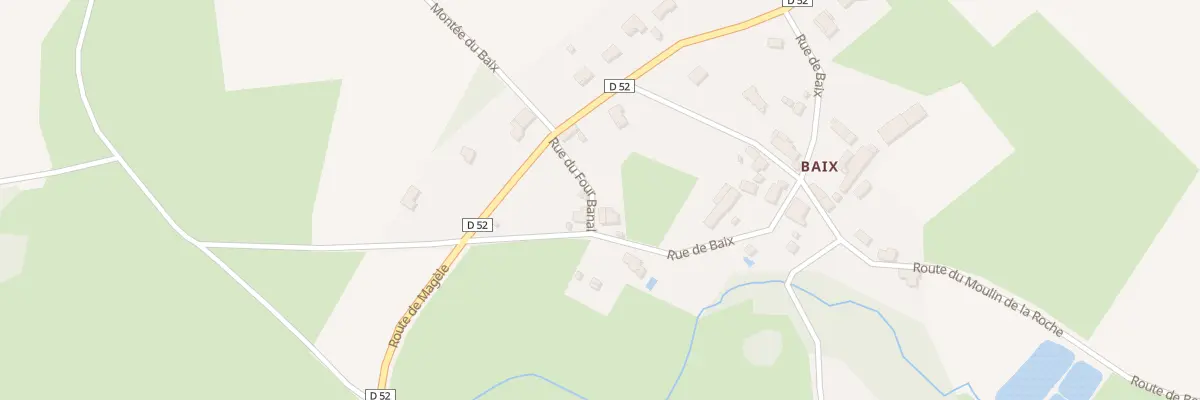 Plan du 4 Rue du Four Banal à Saint-Baudille-de-la-Tour